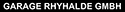 GARAGE RHYHALDE GMBH