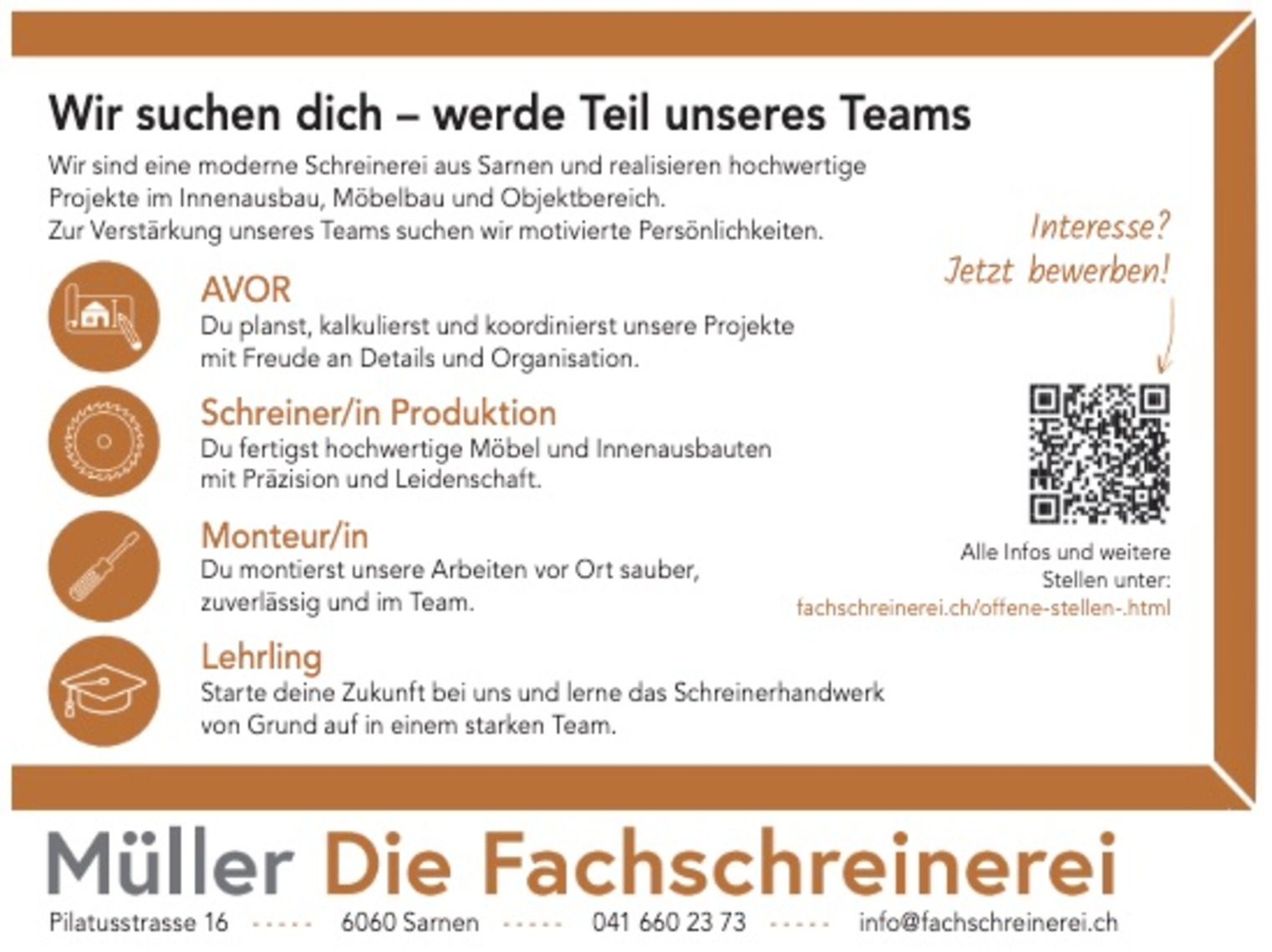 Stelleninserat
