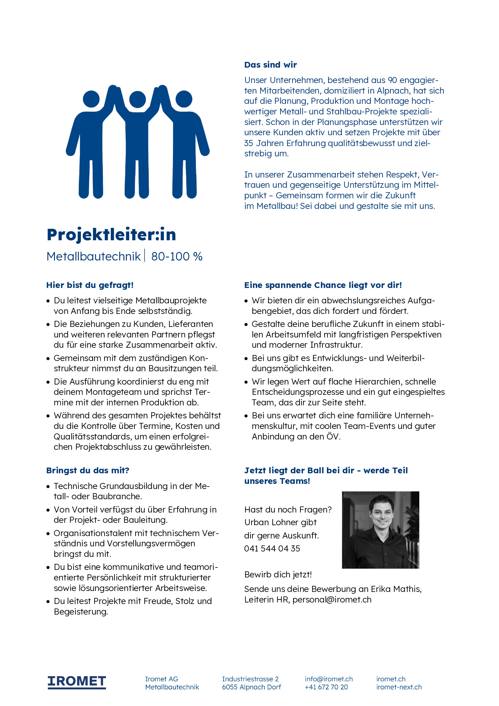 Stelleninserat