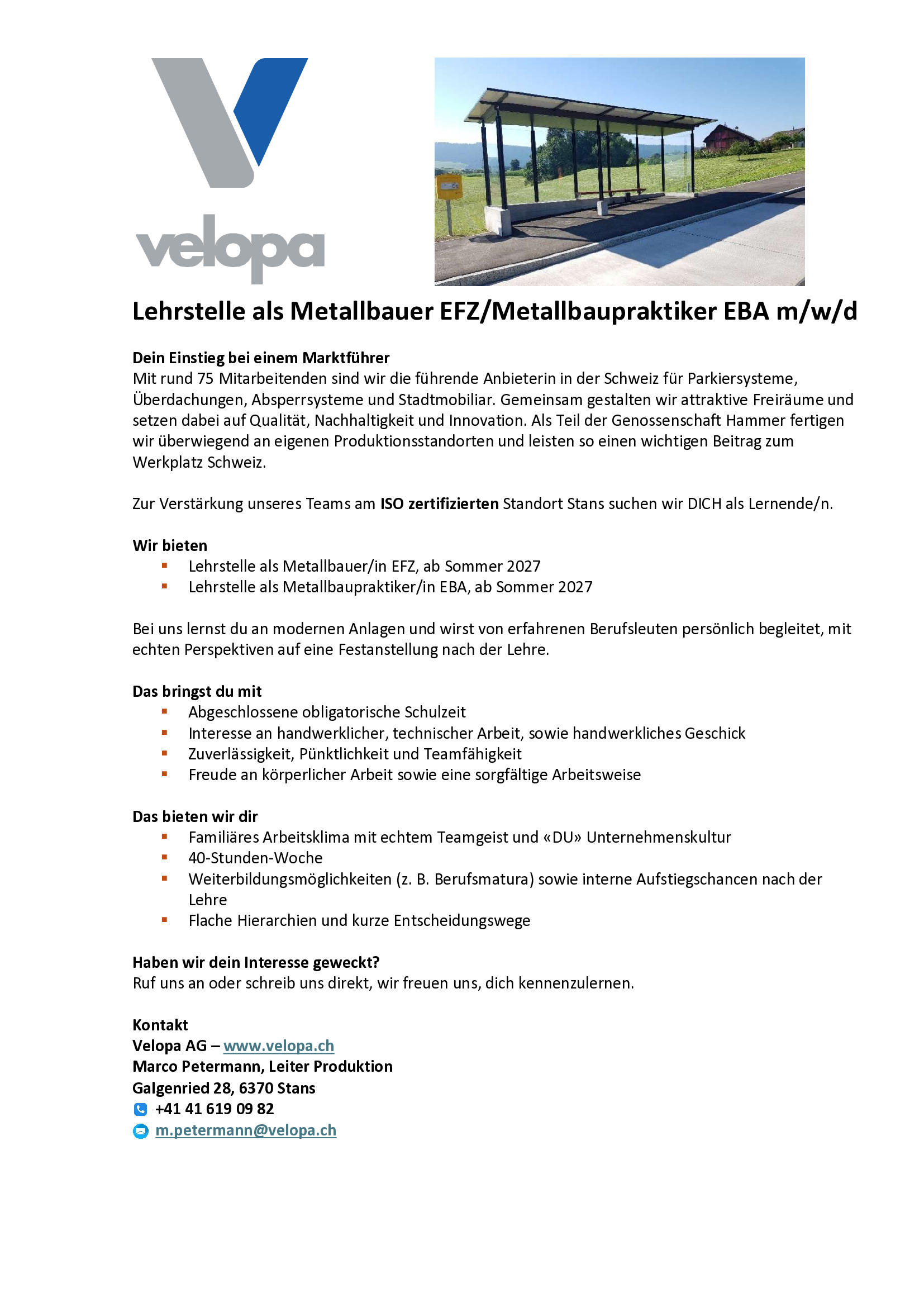Stelleninserat