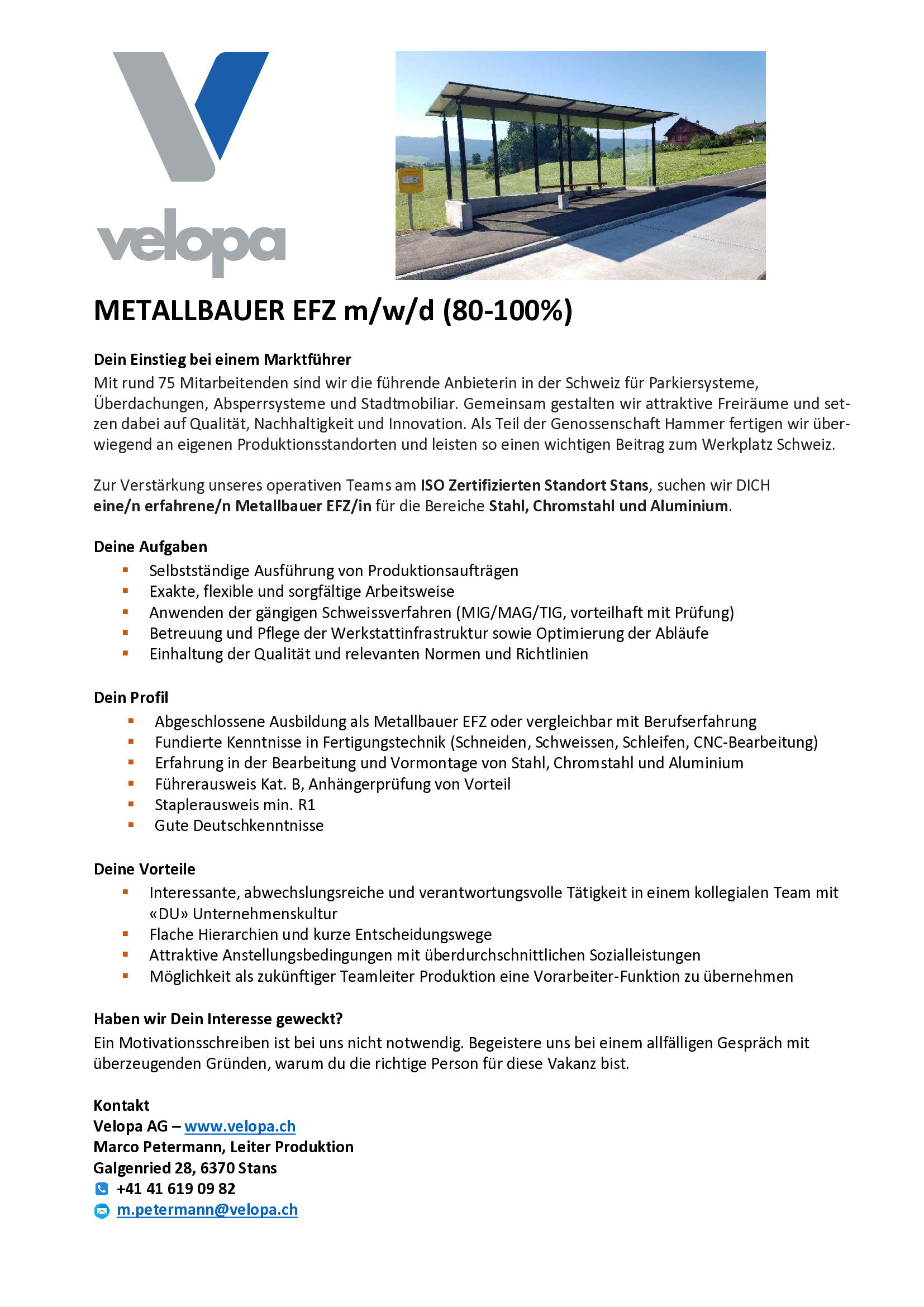 Stelleninserat